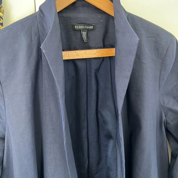 Eileen Fisher Women's Jacket & Coat Trench Coat - Picture 4 of 12